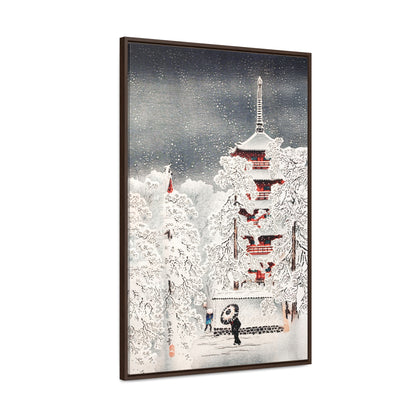 Snow at Asakusa, Yedo, Musashi Province  by Hiroaki Takahashi