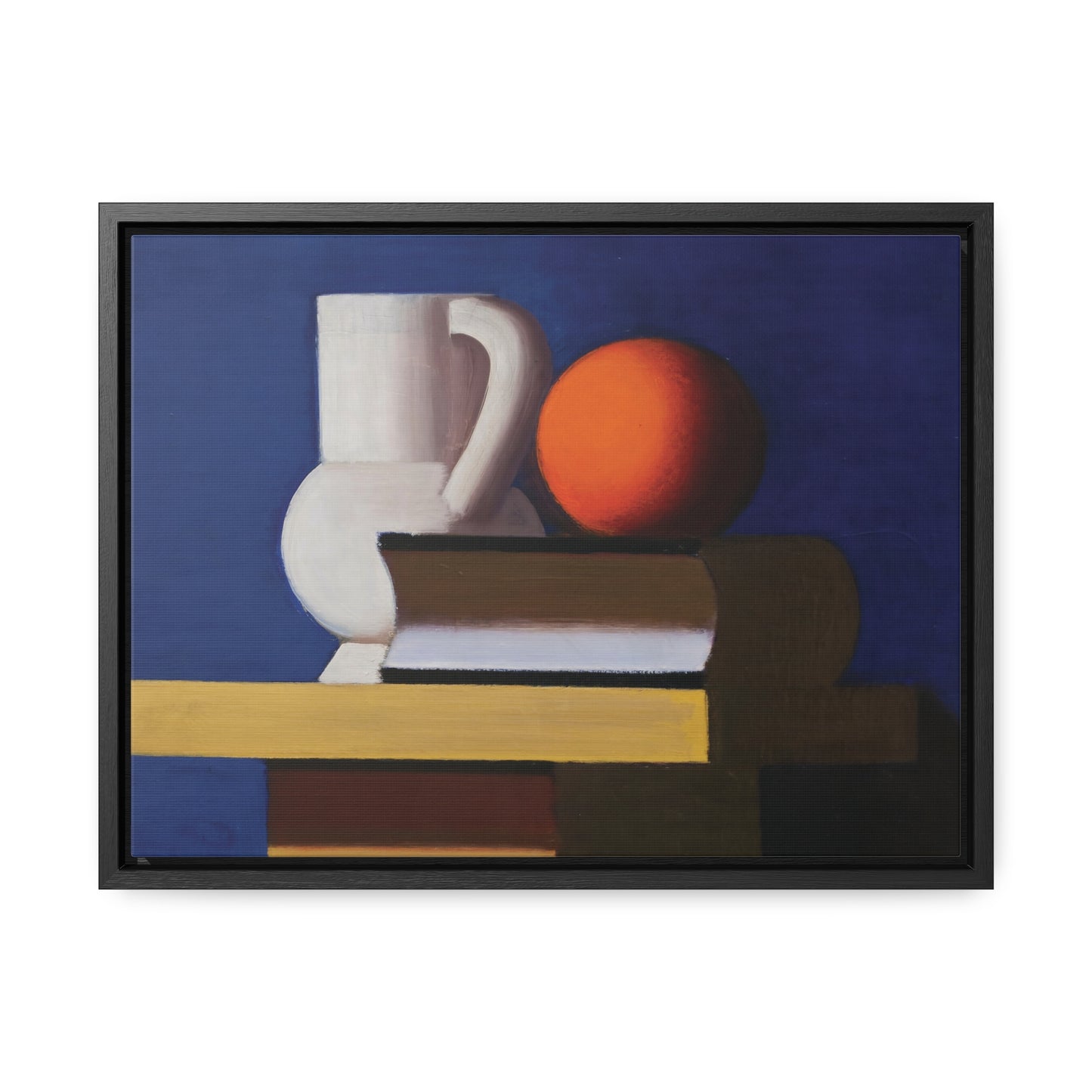 Arrangement with White Jug, Orange and Book by Vilhelm Lundstrøm