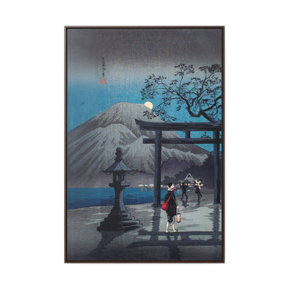 Hakone Lake in Moonlight by Hiroaki Takahashi