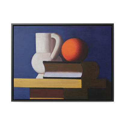 Arrangement with White Jug, Orange and Book by Vilhelm Lundstrøm