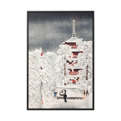 Snow at Asakusa, Yedo, Musashi Province  by Hiroaki Takahashi